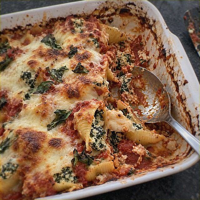 Spinach and Ricotta Pasta Bake