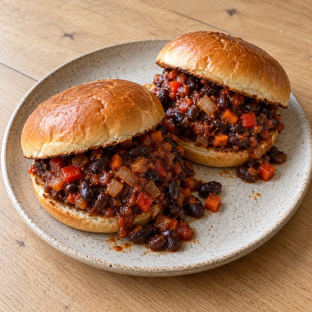Black Bean Sloppy Joes