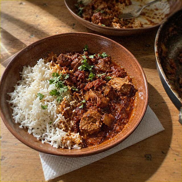 Pork Vindaloo with Rice