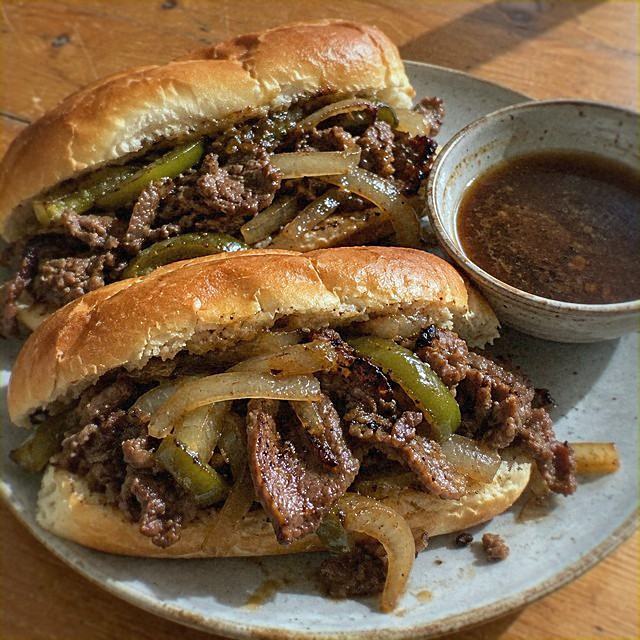 Italian Beef Sandwiches with Peppers